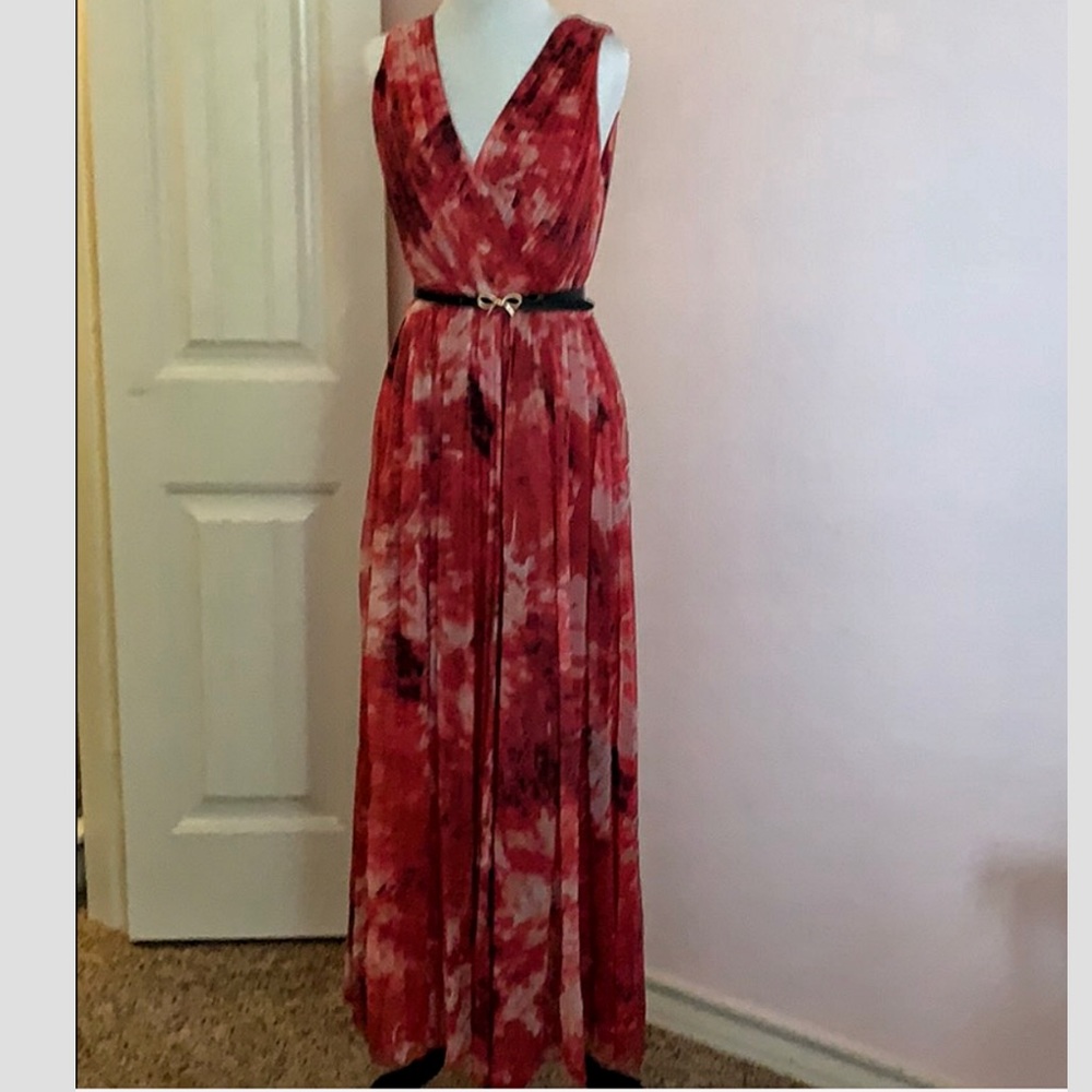 Halston Heritage Pink Maxi Dress Size 6